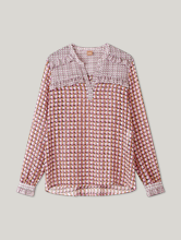 Bild von Bluse mit Print und Rüschen