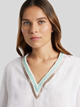 Bild von Bluse aus Leinen mit Perlen