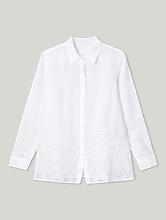 Bild von Hemdbluse mit Lochstickerei