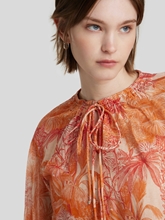 Bild von Bluse mit Palmen Print