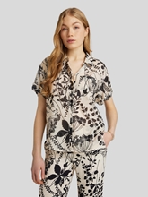 Bild von Bluse mit Herbarium-Print