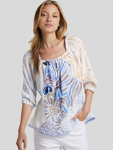 Bild von Tunika im Ethno-Look ZEBRA