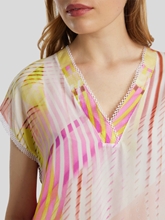 Image sur Blouse à empiècement en résille