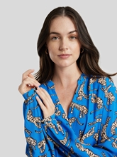 Bild von Bluse mit Leo-Print