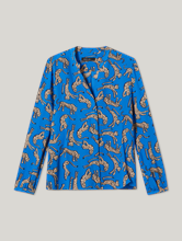 Bild von Bluse mit Leo-Print