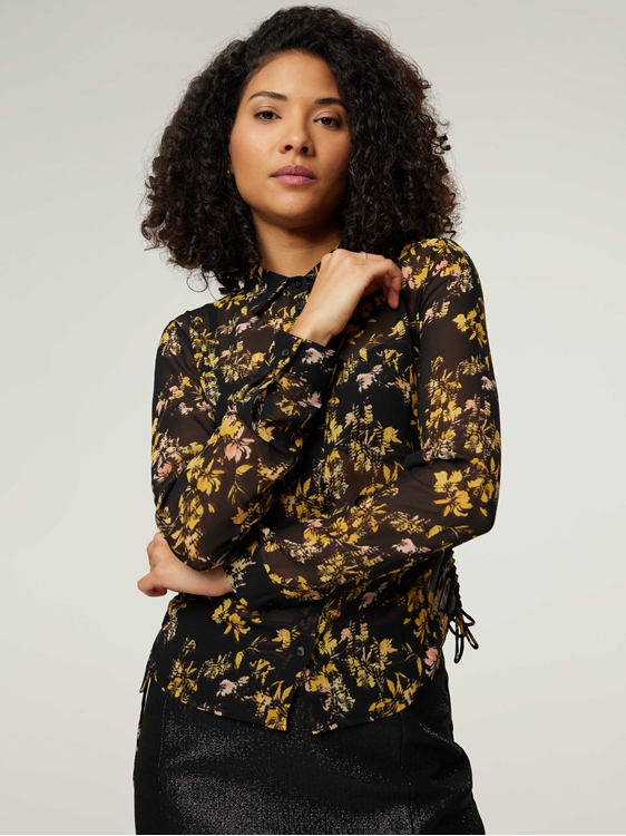 Bild von Bluse mit floralem Print EGDA