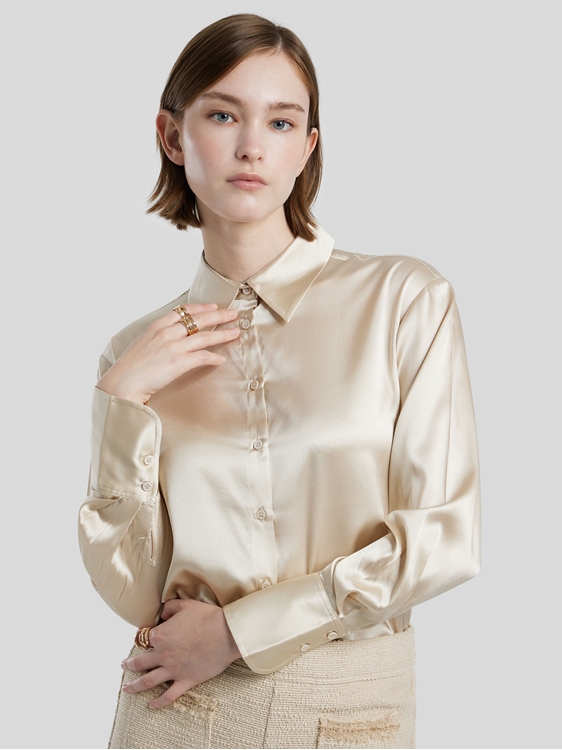 seidenbluse