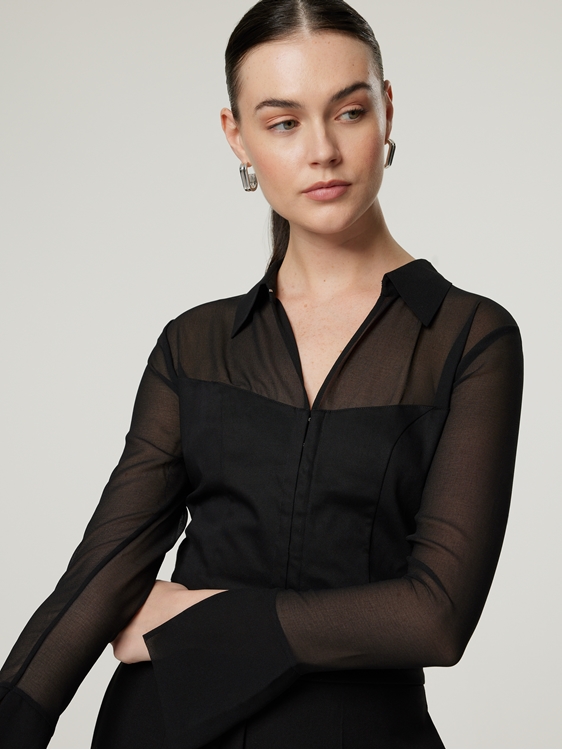 Bild von Corsagen Bluse EGBERTA