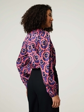 Bild von Seidenbluse mit Print KIKKI