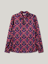 Bild von Seidenbluse mit Print KIKKI