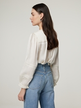 Bild von Bluse mit Spitzen-Einsätze