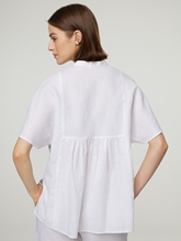 Bild von Leinenbluse im Oversized Fit