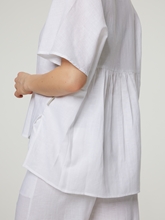 Bild von Leinenbluse im Oversized Fit