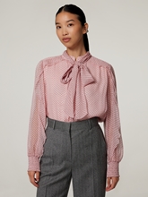 Bild von Schluppenbluse mit Punkt-Print