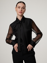 Bild von Schluppenbluse aus Seide CELLAI-F