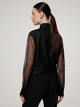 Bild von Schluppenbluse aus Seide CELLAI-F