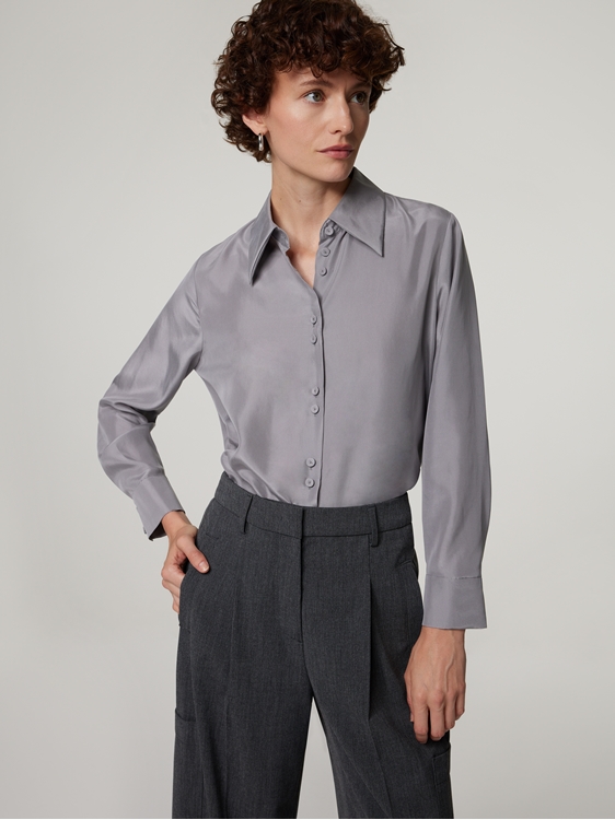 Bild von Hemdbluse aus Seide