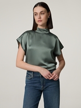 Image sur Top chemisier en satin