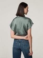 Image sur Top chemisier en satin