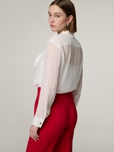 Bild von Seidenbluse mit Schluppe CROTONE