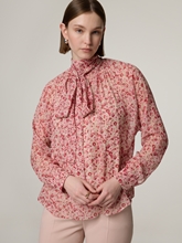 Image sur Blouse en soie avec traîne PANIA