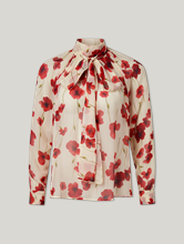 Bild von Seidenbluse mit Schluppe PANIA