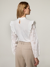 Bild von Bluse mit Lochstickerei TADDEO