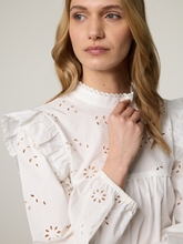 Bild von Bluse mit Lochstickerei TADDEO