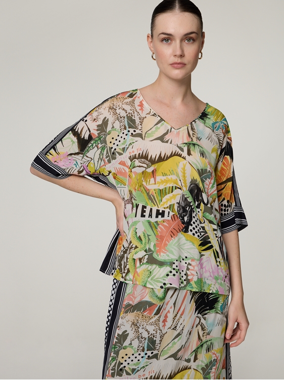 Bild von Blusenshirt mit Print