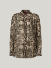 Bild von Oversized Bluse aus Crêpe