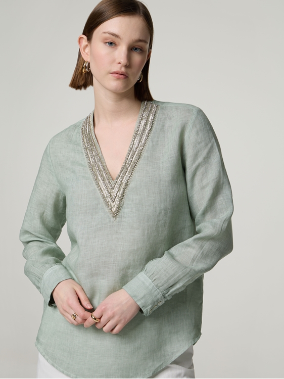 Image sur Blouse en lin