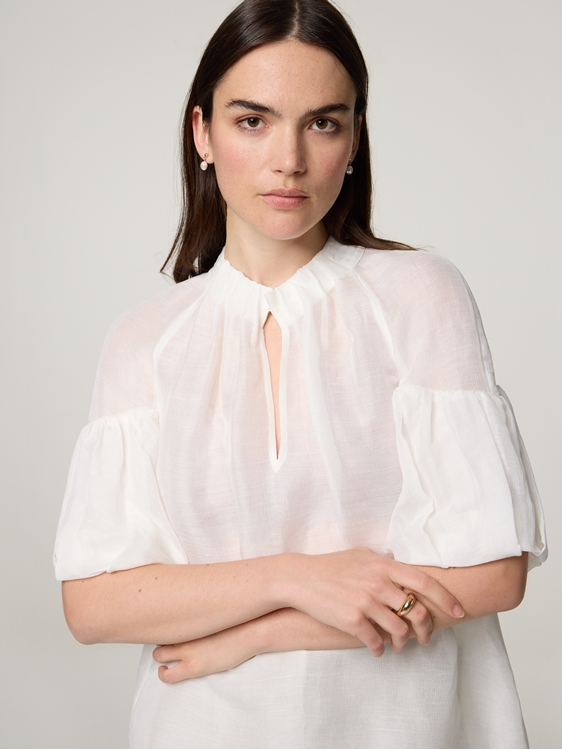 Bild von Blusenshirt mit Seide