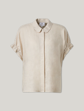 Image sur Blouse à manches courtes en lin