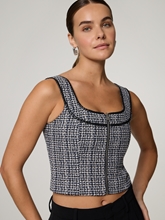 Bild von Top aus Tweed CUSENE