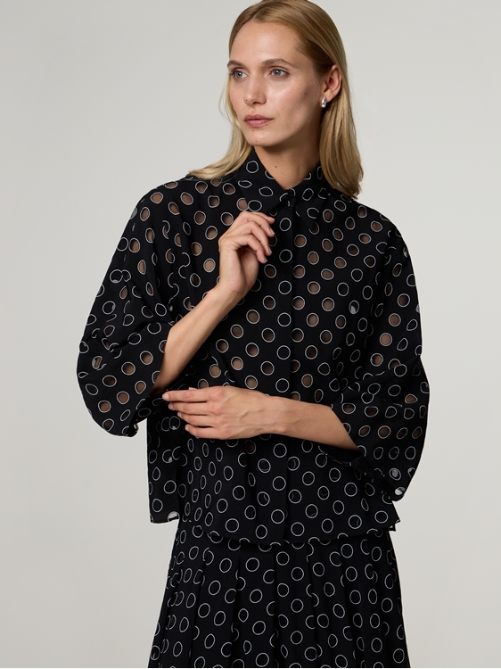 Bild von Hemdbluse im Cropped-Fit