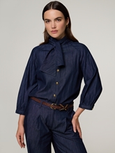 Bild von Hemdbluse im Denim-Look