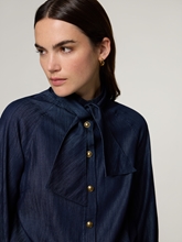 Bild von Hemdbluse im Denim-Look