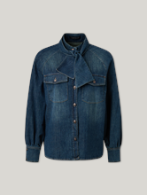 Bild von Hemdbluse aus Denim