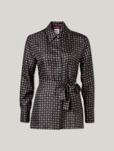 Bild von Schluppenbluse aus Seide BOCCALE