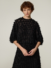 Bild von Bluse aus Feder-Jacquard BAIMA