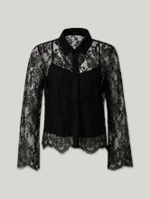 Image sur Blouse de chemise en dentelle perforée