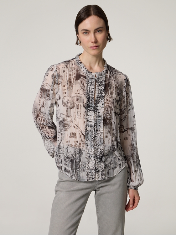 Bild von Bluse mit Rüschen