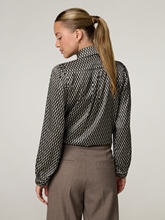 Bild von Schluppenbluse aus Seide KIKKIDEA