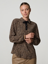 Image sur Blouse en imprimé léopard