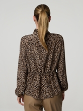 Image sur Blouse en imprimé léopard