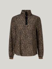 Image sur Blouse en imprimé léopard