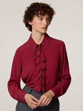 Bild von Rüschenbluse mit Seide