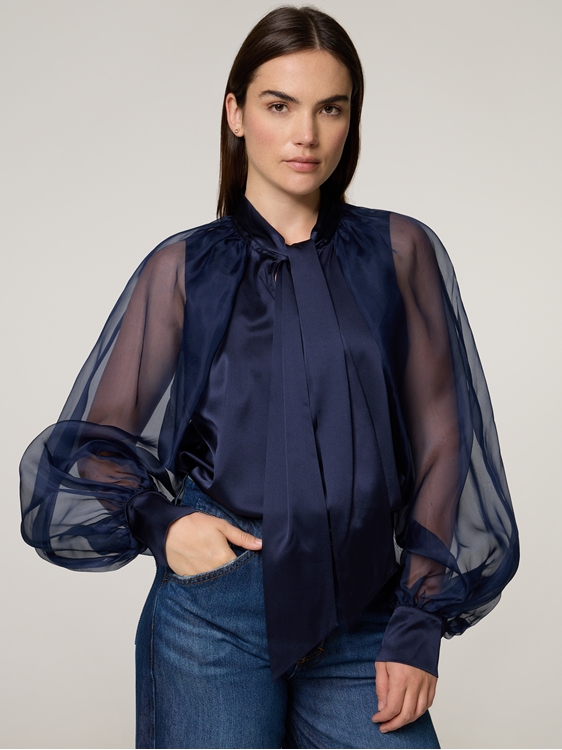 Image sur Seidenbluse