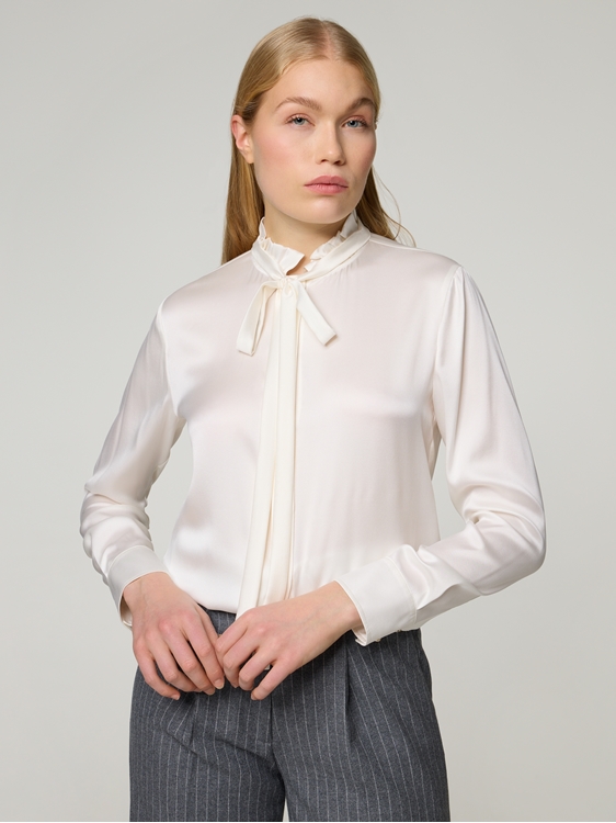 Bild von Satinbluse aus Seide GILLES