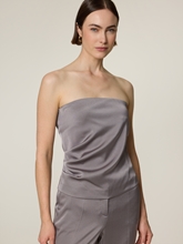 Image sur Top bandeau en satin